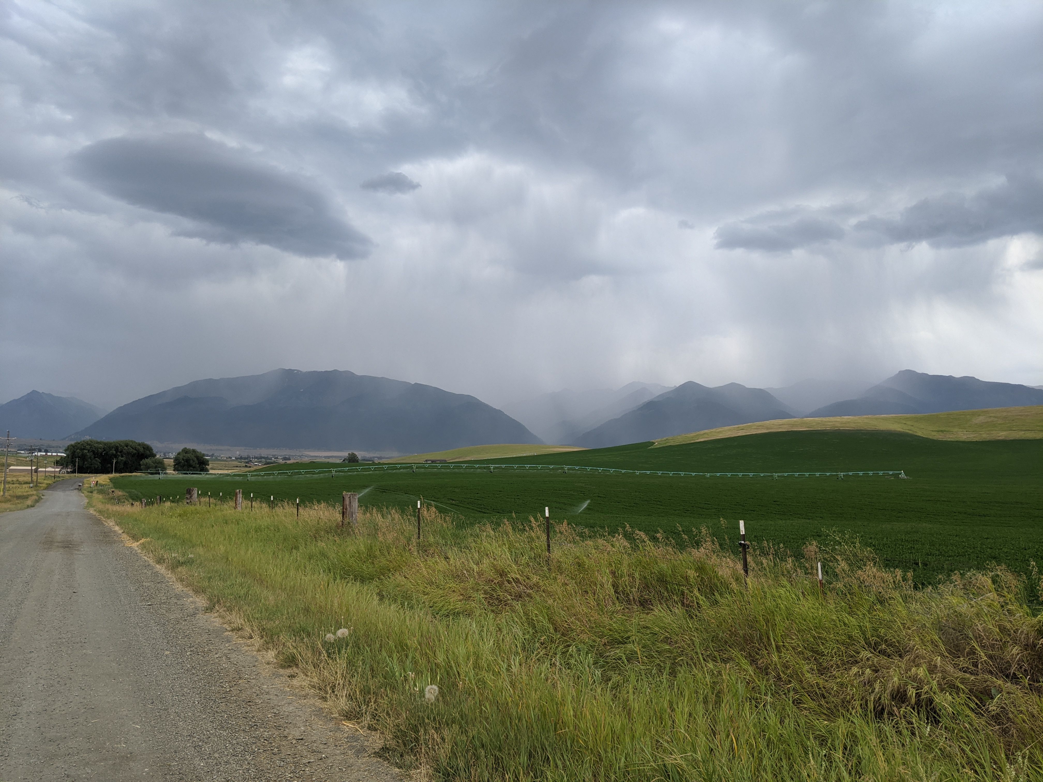 Summer storms in Wallowa Valley